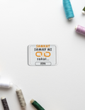 Personalized Accessory - Graphic with Custom Name - Embroidery Patches Dtg Accessory