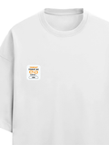 Personalized T-Shirt - Graphic with Custom Name - Terry Oversized Tee Embroidery T-Shirt