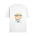 Personalized T-Shirt - Graphic with Custom Name - Male Standard Crew T Shirt Embroidery T-Shirt - White image 2