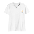 Personalized T-Shirt - Graphic with Custom Name - Male V Neck T Shirt Dtg T-Shirt - White image 3