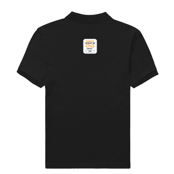 Personalized T-Shirt - Graphic with Custom Name - Male Polo Dtg T-Shirt - Black image 1