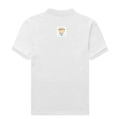 Personalized T-Shirt - Graphic with Custom Name - Male Polo Dtf T-Shirt - White image 1