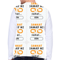 Personalized T-Shirt - Graphic with Custom Name - Male Full Sleeve Tee All Over Printed Products T-Shirt - White image 2