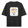 Personalized T-Shirt - Graphic with Custom Name - Oversized Classic T Shirt Embroidery T-Shirt - Black image 2