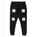 Personalized Joggers Embroidery - Graphic with Custom Name - Black image 1