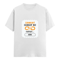 Personalized T-Shirt - Graphic with Custom Name - Female Classic Crew T Shirt Dtg T-Shirt - White image 1