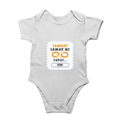Personalized Rompers Dtg - Graphic with Custom Name - White image 1