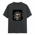 Personalized T-Shirt - Grunge with Custom Name - Male Classic Crew T Shirt Dtf T-Shirt - Steel Grey image 1