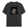 Personalized T-Shirt - Grunge with Custom Name - Male Classic Crew T Shirt Dtf T-Shirt - Steel Grey image 2