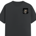 Personalized T-Shirt - Grunge with Custom Name - Male Classic Crew T Shirt Dtf T-Shirt - Steel Grey image 3