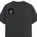 Personalized T-Shirt - Grunge with Custom Name - Male Classic Crew T Shirt Dtf T-Shirt - Steel Grey image 4