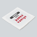 Personalized Accessory - Playful with Custom Name - Cloth Napkin Accessories Accessory - White image 2
