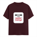 Personalized T-Shirt - Playful with Custom Name - Female Classic Crew T Shirt Dtg T-Shirt - Maroon image 1