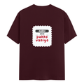Personalized T-Shirt - Playful with Custom Name - Female Classic Crew T Shirt Dtg T-Shirt - Maroon image 2