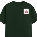 Personalized T-Shirt - Playful with Custom Name - Male Classic Crew T Shirt Dtf T-Shirt - Bottle Green image 3
