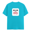 Personalized T-Shirt - Playful with Custom Name - Male Classic Crew T Shirt Embroidery T-Shirt - SkyBlue image 2