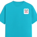Personalized T-Shirt - Playful with Custom Name - Male Classic Crew T Shirt Embroidery T-Shirt - SkyBlue image 3