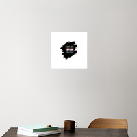 Personalized Acrylic Poster Accessories - Modern with Custom Name