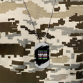 Personalized Accessory - Modern with Custom Name - Dog Tag Accessories Accessory - Silver image 2