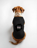 Personalized T-Shirt - Modern with Custom Name - Dog T Shirts Dtg T-Shirt - Black image 1