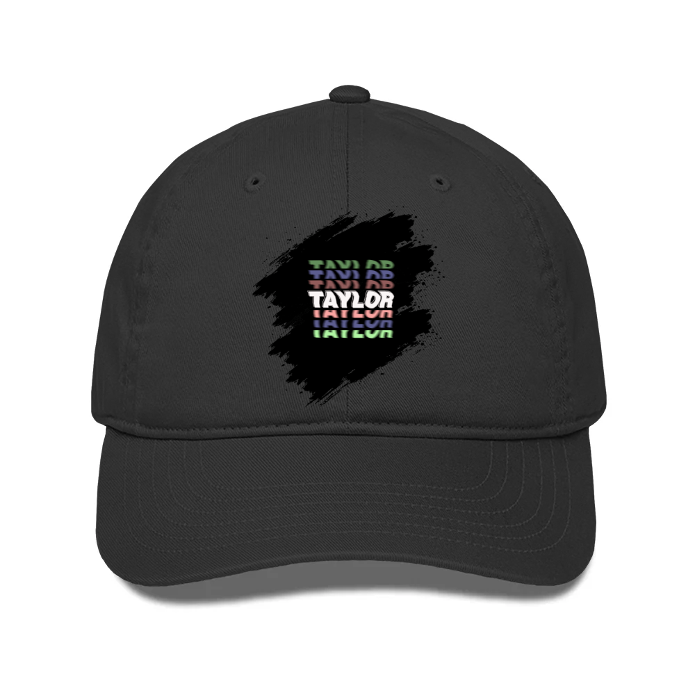 Personalized Classic Trucker Cap Embroidery - Modern with Custom Name - Black image 1
