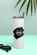 Personalized Accessory - Modern with Custom Name - Tumbler Bottle Accessories Accessory - White image 1