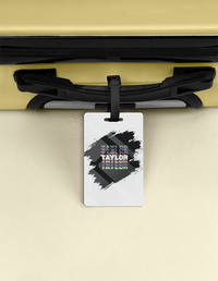 Personalized Accessory - Modern with Custom Name - Luggage Tag Accessories Accessory