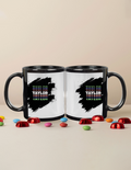 Personalized Black Coffee Mug Accessories - Modern with Custom Name image 1