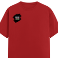 Personalized T-Shirt - Modern with Custom Name - Male Classic Crew T Shirt Dtg T-Shirt - Red image 4