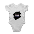 Personalized Rompers Dtg - Modern with Custom Name - White image 2