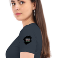 Personalized T-Shirt - Modern with Custom Name - Female Classic Crew T Shirt Dtf T-Shirt - Navy Blue image 5