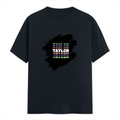 Personalized T-Shirt - Modern with Custom Name - Male Classic Crew T Shirt Dtf T-Shirt - Navy Blue image 1
