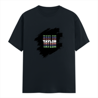 Personalized T-Shirt - Modern with Custom Name - Male Classic Crew T Shirt Dtf T-Shirt