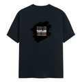 Personalized T-Shirt - Modern with Custom Name - Male Classic Crew T Shirt Dtf T-Shirt - Navy Blue image 2