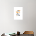 White / A4 Poster
