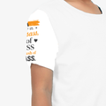 Personalized T-Shirt - Modern with Custom Name - Kids Sports T Shirt All Over Printed Products T-Shirt - White image 5