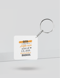 Personalized Keychain - Modern with Custom Name - Keychain Accessories - White image 2