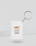 Personalized Keychain - Modern with Custom Name - Keychain Accessories - White image 4