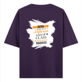 Personalized T-Shirt - Modern with Custom Name - Oversized Classic T Shirt Dtf T-Shirt - Purple image 2