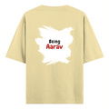 Personalized T-Shirt - Minimalist with Custom Name - Oversized Standard T Shirt Dtg T-Shirt - Beige image 11
