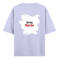 Personalized T-Shirt - Minimalist with Custom Name - Oversized Standard T Shirt Dtg T-Shirt - Lavender image 10