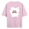 Personalized T-Shirt - Minimalist with Custom Name - Oversized Standard T Shirt Embroidery T-Shirt - Light Baby Pink image 10