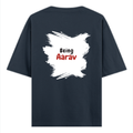 Personalized T-Shirt - Minimalist with Custom Name - Oversized Standard T Shirt Embroidery T-Shirt - Navy Blue image 8