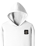 Personalized Pullover Hoodie - Grunge with Custom Name -DTG Print - White image 9