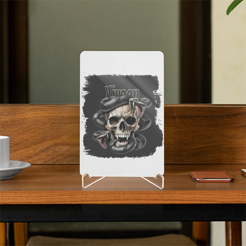 Personalized Accessory - Grunge with Custom Name - Acrylic Display Stand Accessories Accessory - White image 1