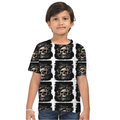 Personalized Kids T-Shirt All Over Printed Products - Grunge with Custom Name - White image 1