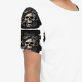 Personalized Kids T-Shirt All Over Printed Products - Grunge with Custom Name - White image 3
