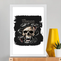 white / A3 Frame Poster