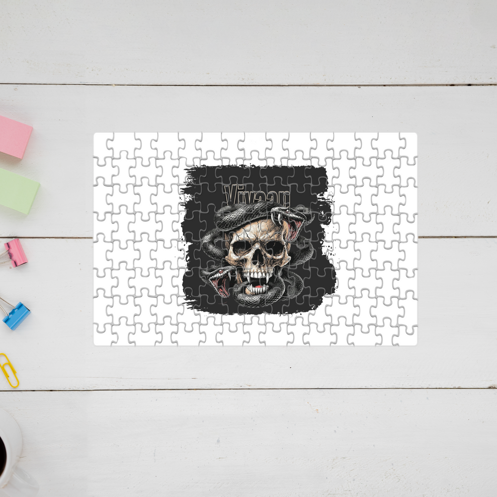 Personalized Jigsaw Puzzle Accessories - Grunge with Custom Name image 1