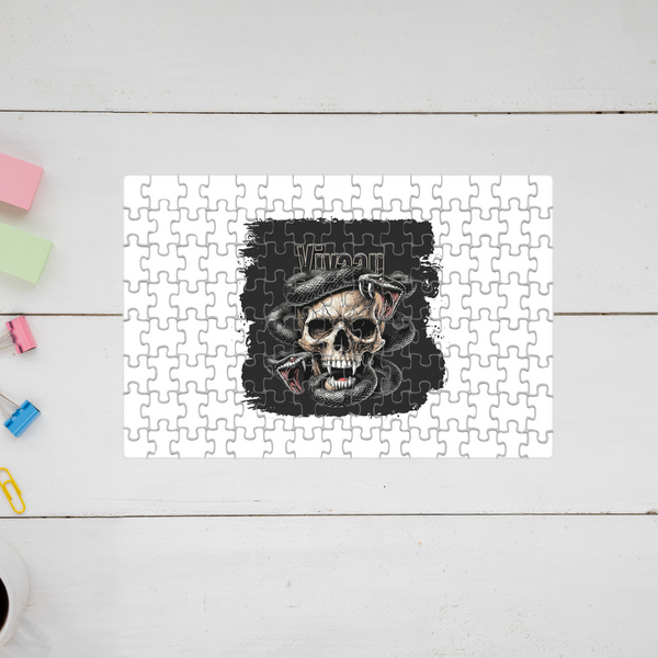 Personalized Jigsaw Puzzle Accessories - Grunge with Custom Name